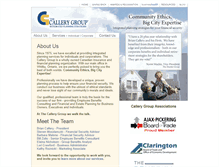 Tablet Screenshot of callerygroup.com